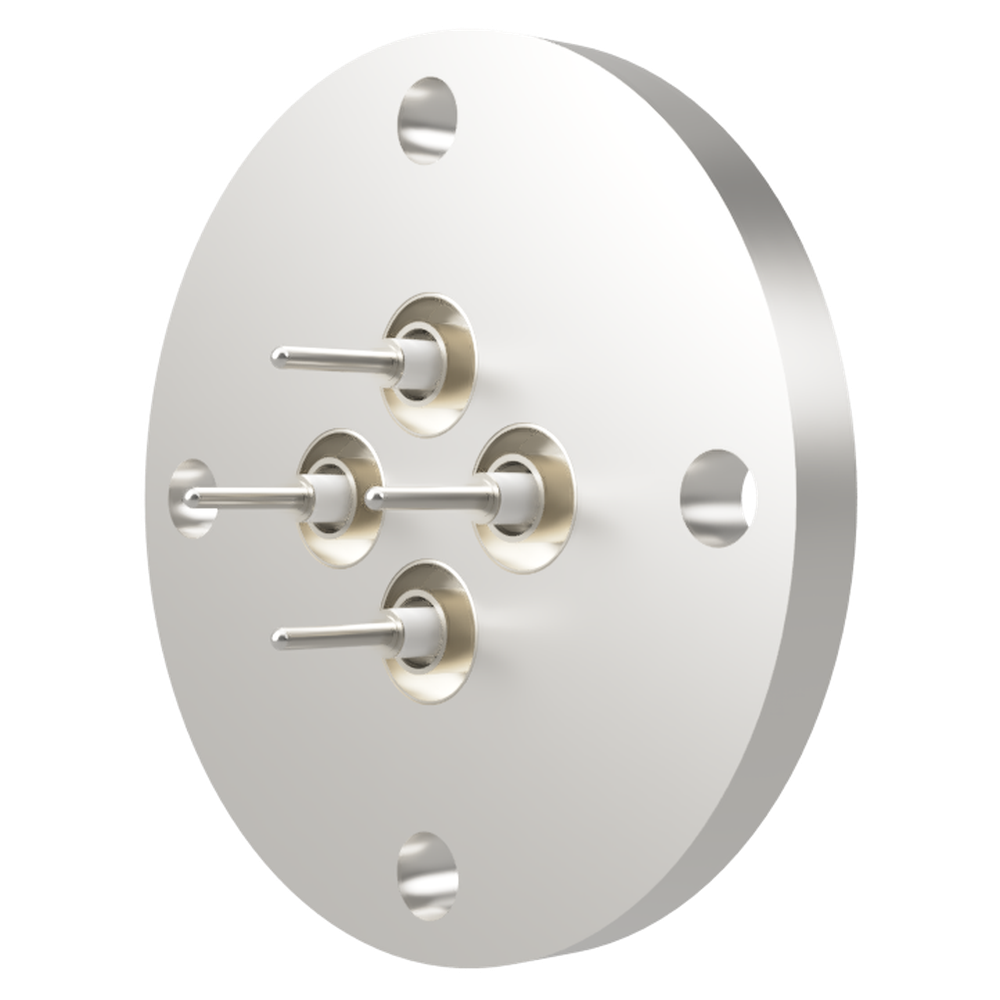 同軸 MHV-R-F 4個付き VF40 フランジ