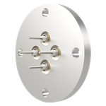 同軸 MHV-R-F 4個付き VF40 フランジ