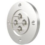 同軸 MHV-R-F 4個付き VG40 フランジ