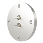 同軸 MHV-JJ 2個付き VF25 フランジ