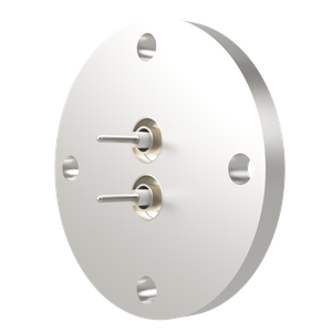 同軸 MHV-JJ 2個付き VF25 フランジ