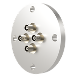 同軸 MHV-JJ-F 4個付き VF40 フランジ