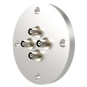 同軸 MHV-JJ-F 4個付き VF40 フランジ