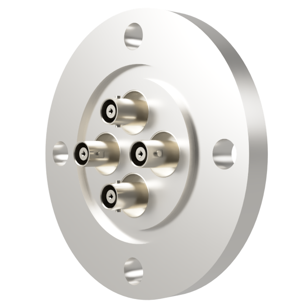 同軸 MHV-JJ-F 4個付き VG40 フランジ