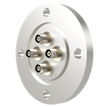 同軸 MHV-JJ-F 4個付き VG40 フランジ