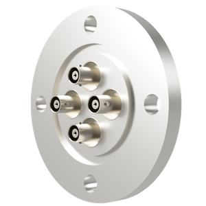 同軸 MHV-JJ-F 4個付き VG40 フランジ