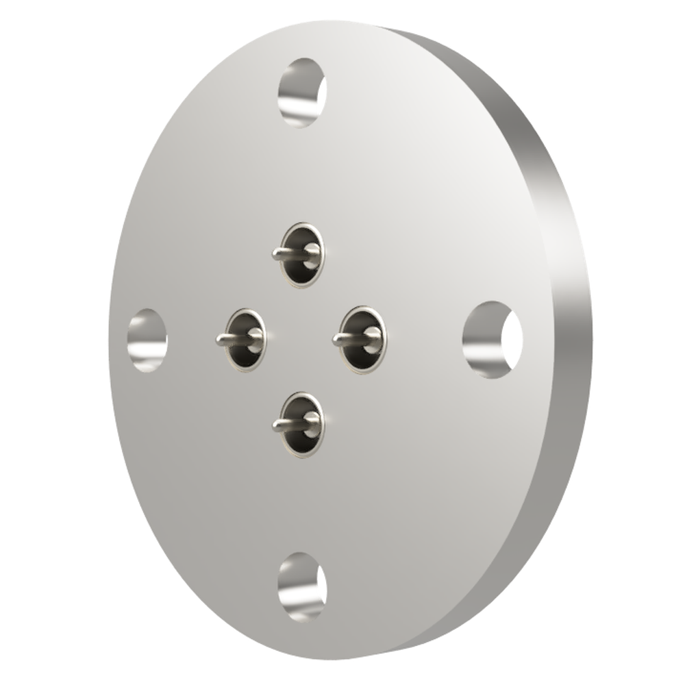 同軸 SMA-R 4個付き VF25 フランジ