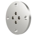 同軸 SMA-R 4個付き VF25 フランジ