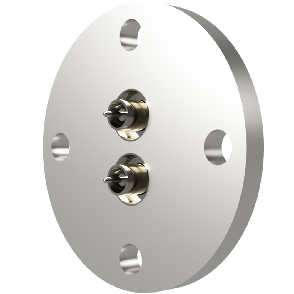 同軸 SMA-R-F 2個付き VF40 フランジ