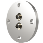 Coaxial SMA-R-F with 2 VF40 flanges