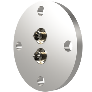 同軸 SMA-R-F 2個付き VF25 フランジ