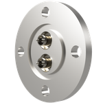 Coaxial SMA-R-F with 2 pcs VG40 flange