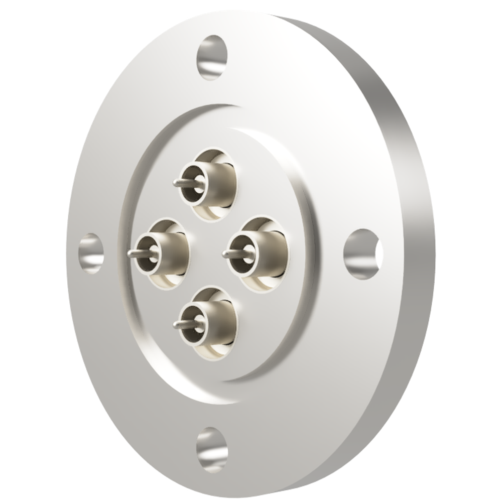 同軸 SMA-R-F 4個付き VG40 フランジ