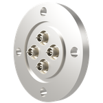 Coaxial SMA-R-F with 4 VG40 flanges