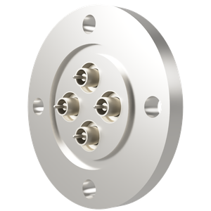 同軸 SMA-R-F 4個付き VG40 フランジ