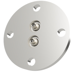 同軸 SMA-JJ-F 2個付き VF25 フランジ