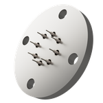 同軸 LM-00R 8個付き VF25 フランジ