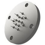 同軸 LM-00R 14個付き VF40 フランジ