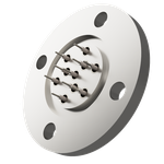 同軸 LM-00R 10個付き VG40 フランジ