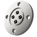 同軸 LM-JJ 4個付き VG25 フランジ