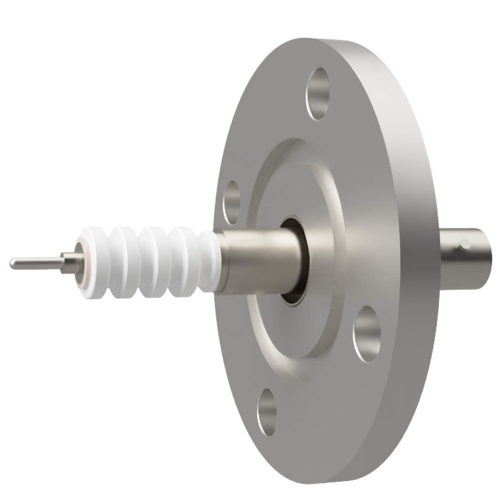 同軸 20kV-SHV-R 1個付き VG40 フランジ