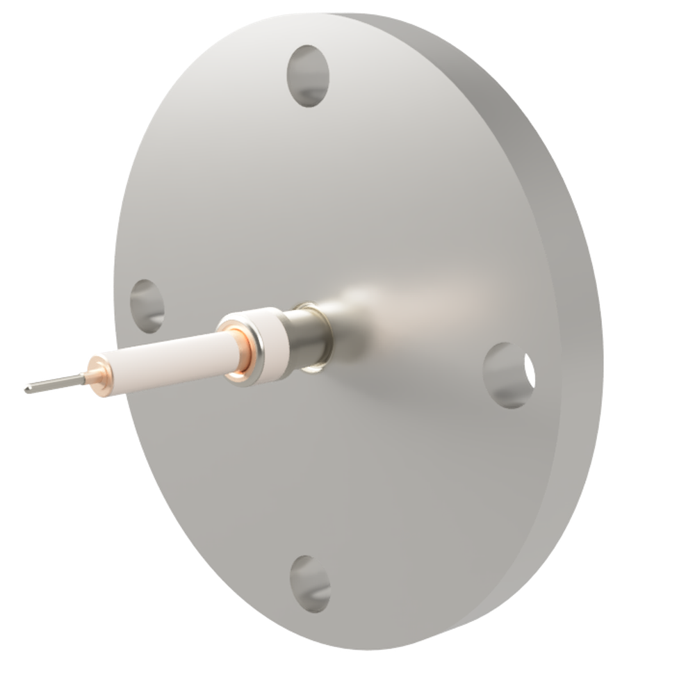 同軸 10kV-SHV-R 1個付き VF40 フランジ