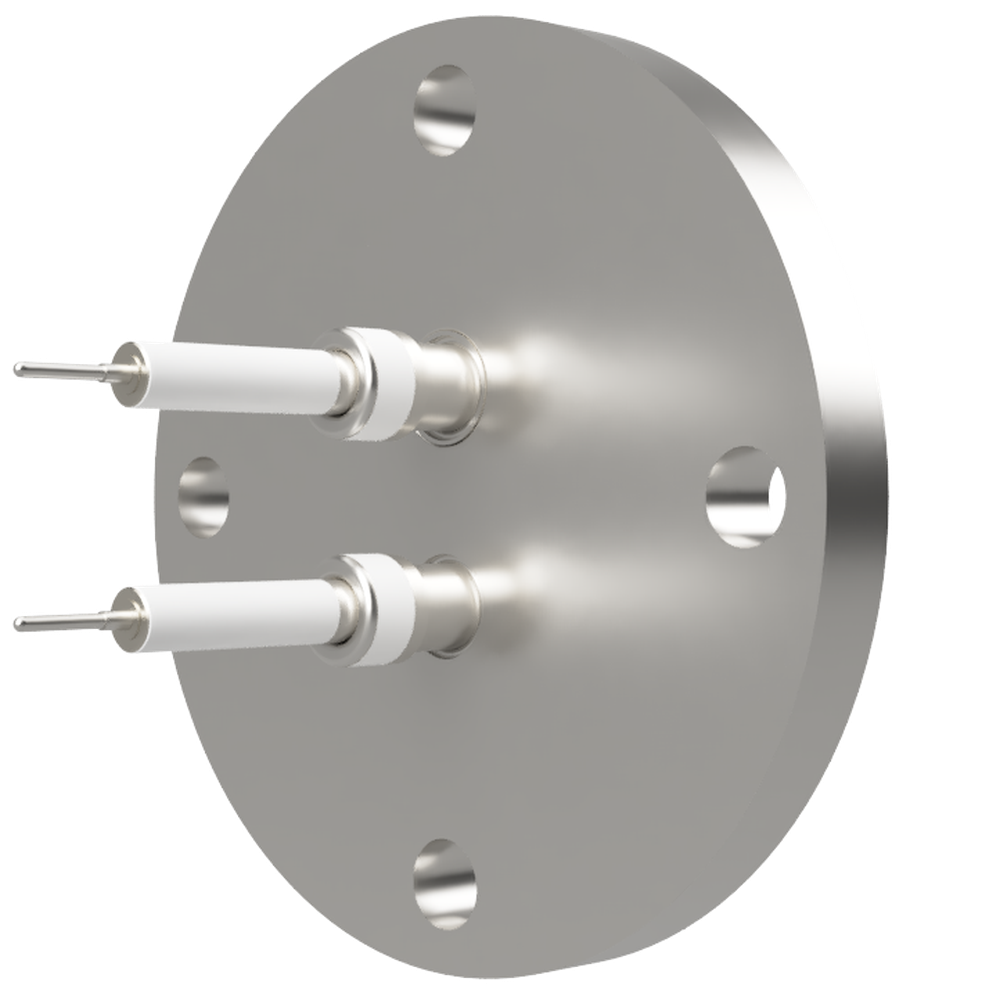同軸 10kV-SHV-R 2個付き VF40 フランジ
