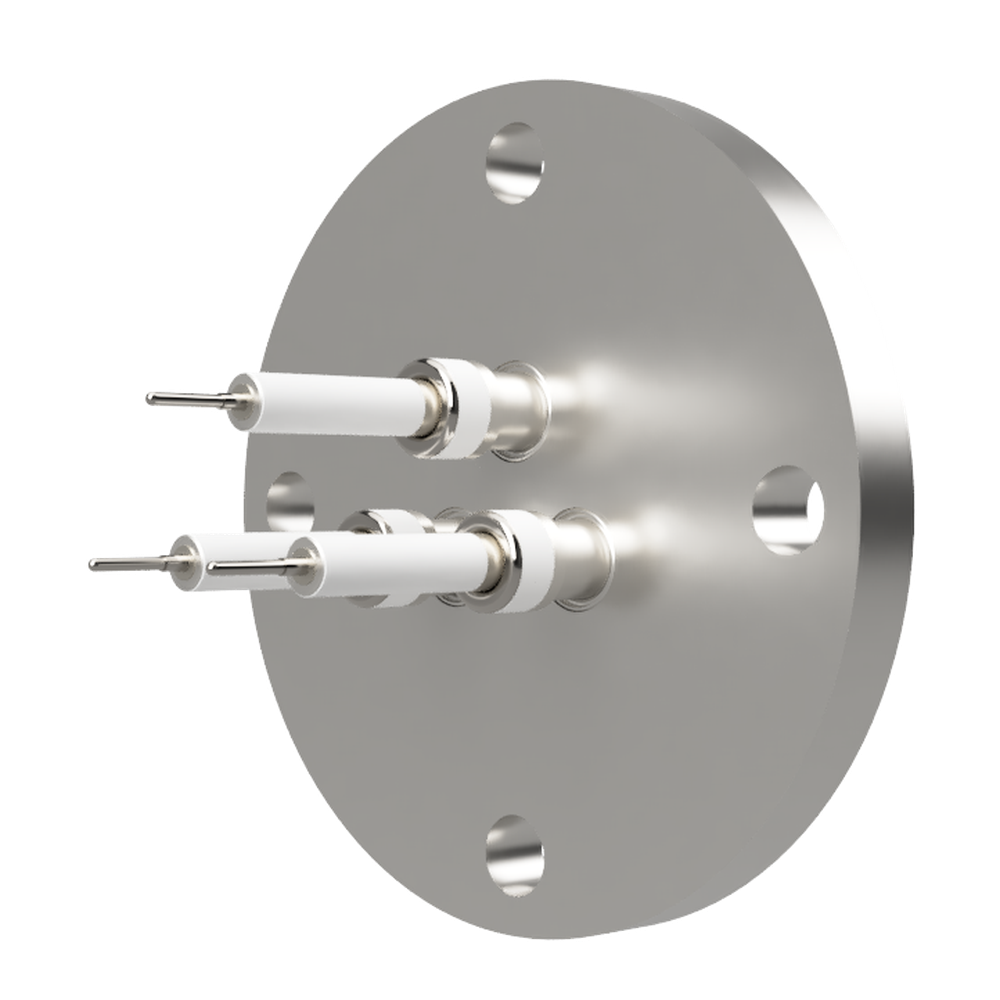 同軸 10kV-SHV-R 3個付き VF40 フランジ
