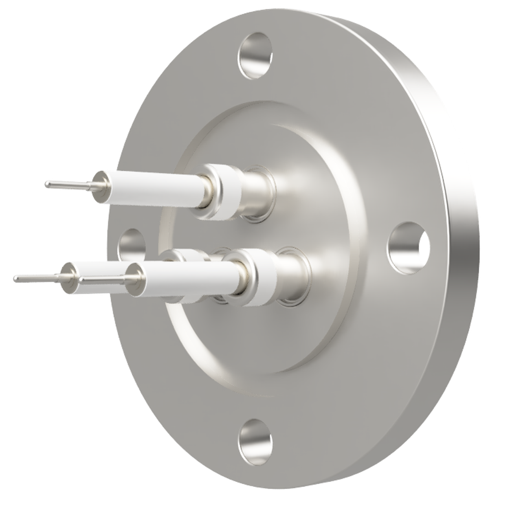 同軸 10kV-SHV-R 3個付き VG40 フランジ