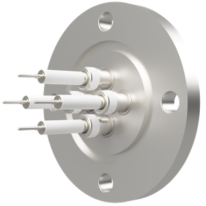 同軸 10kV-SHV-R 4個付き VG40 フランジ