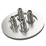 シングルモード 両側FC真空コネクタ 4個付き NW/KF50 フランジ