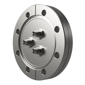 マルチモード 両側FC真空コネクタ 3個付き ICF114 フランジ