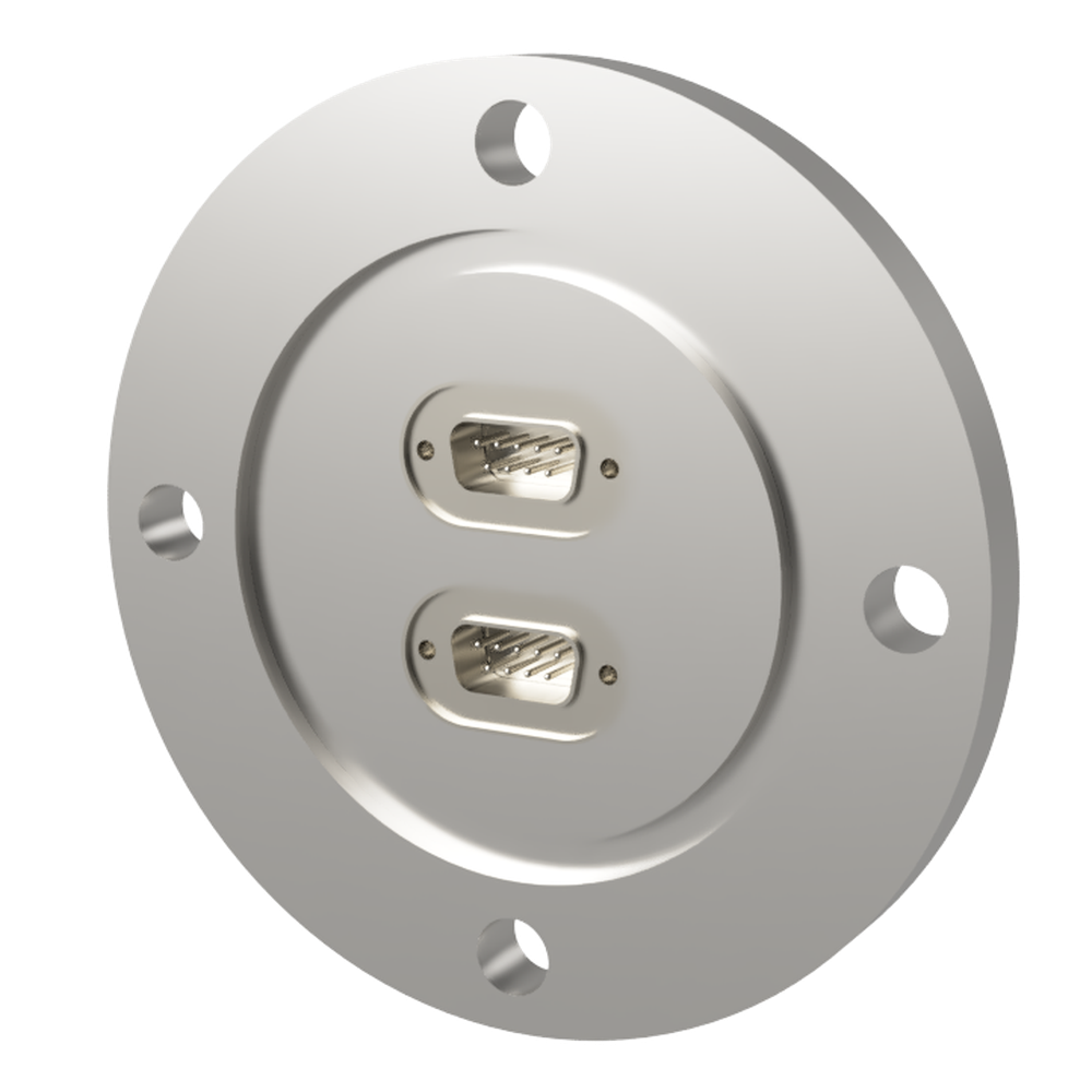 多ピン D-Sub 9 PIN + 9 PIN VG50 フランジ