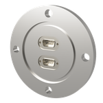 多ピン D-Sub 9 PIN + 9 PIN VG50 フランジ