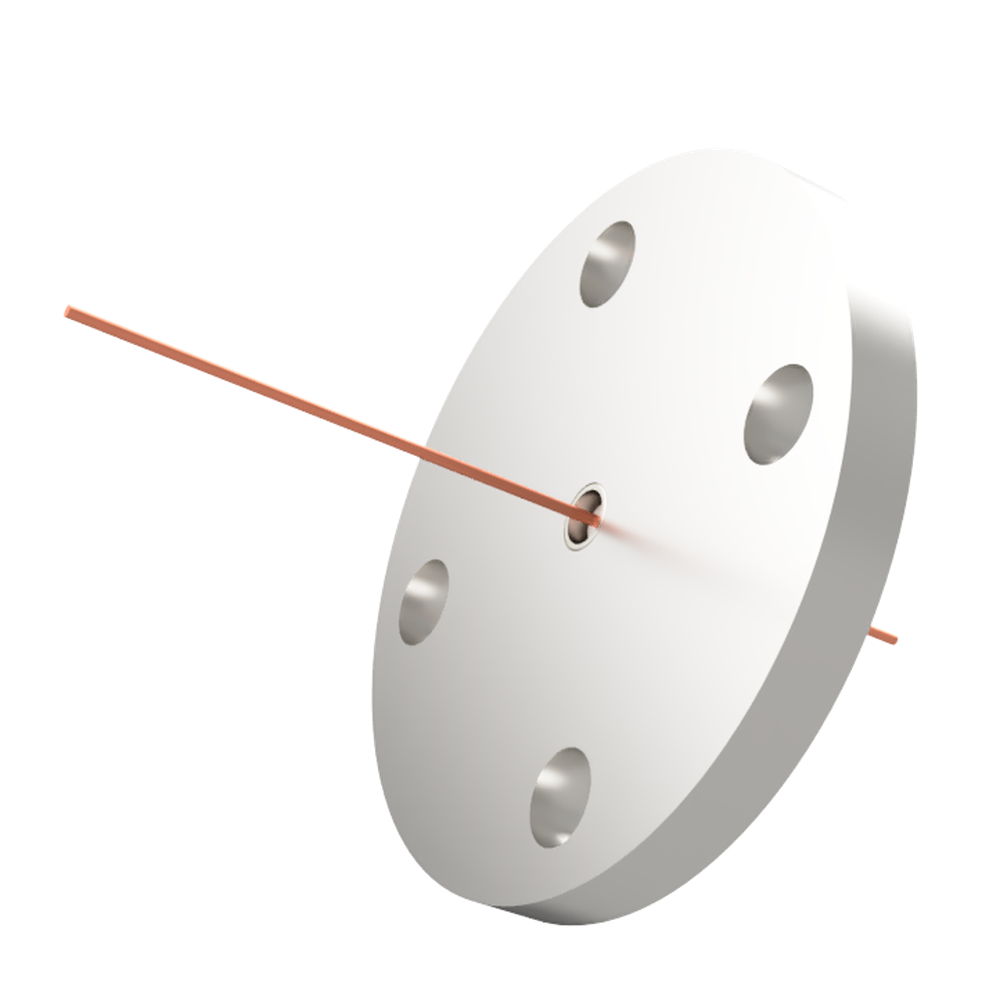中電流 無酸素銅 コンパクトタイプ 5kV - 22A 1個付き VF40 フランジ