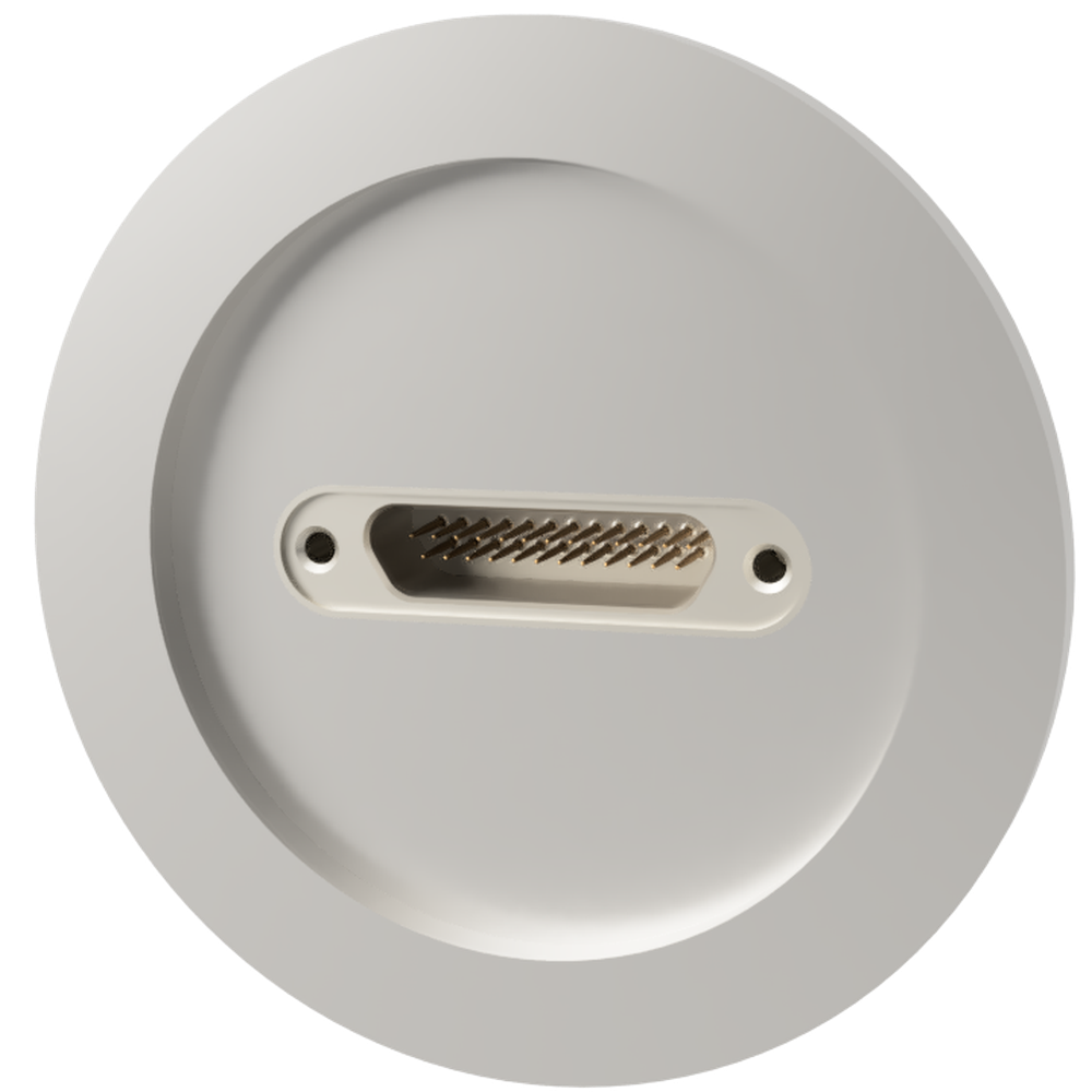 多ピン Micro D-Sub (MIL-DTL-83513) 25PIN NW/KF40 フランジ