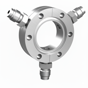 ICF70 ラジアルポートフランジ おすVCR1/4X3
