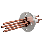 水冷端子 無酸素銅 5 kV 4個付き VF20 フランジ