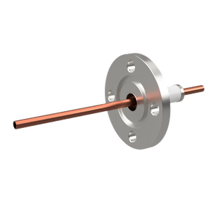 水冷端子 無酸素銅 5 kV 1個付き VG25 フランジ