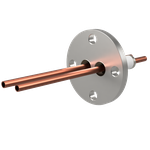 水冷端子 SUS304 5 kV 2個付き VF25 フランジ