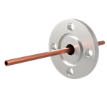 水冷端子 SUS304 5 kV 1個付き VG20 フランジ