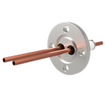 水冷端子 SUS304 5 kV 2個付き VG25 フランジ