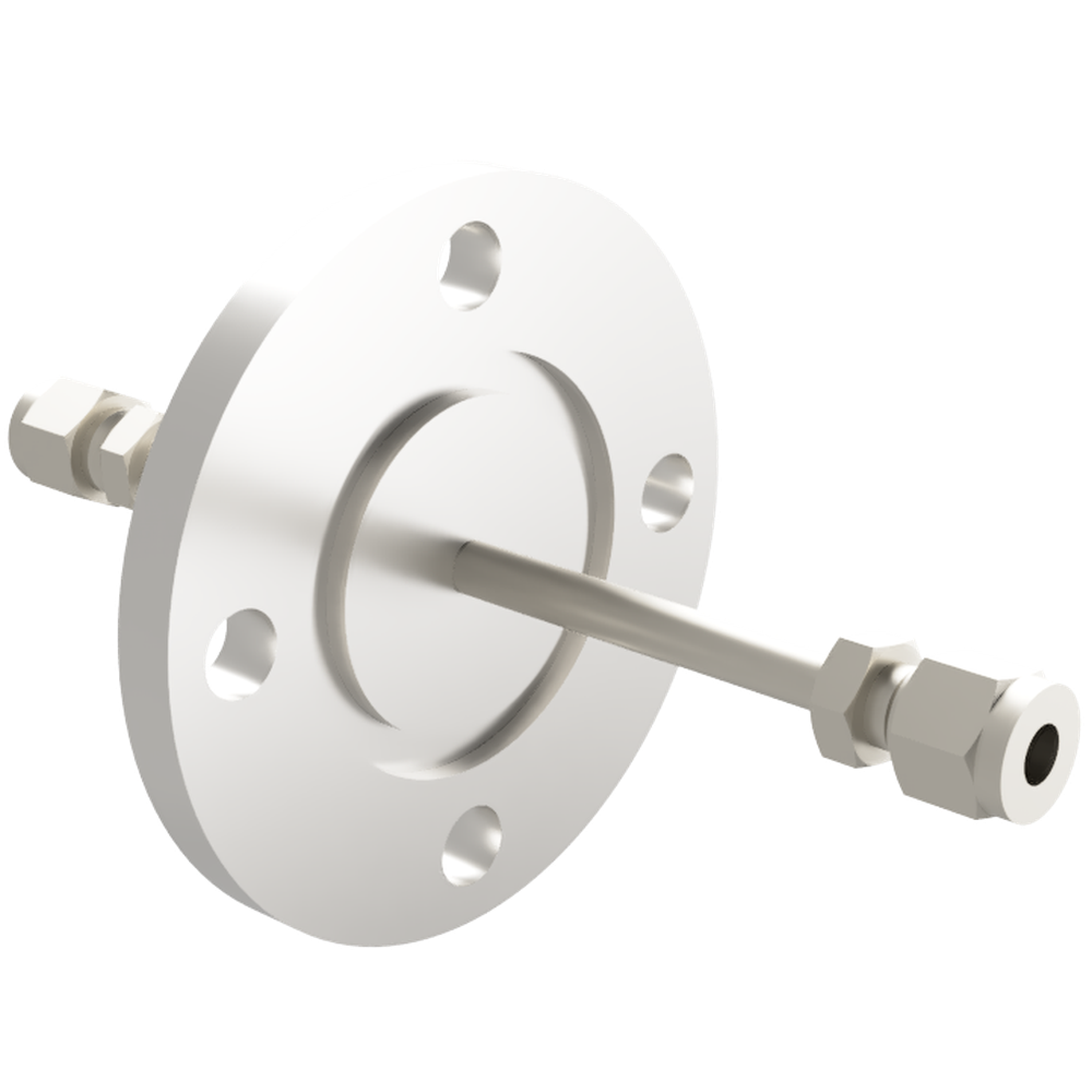 VG25+1/4 水冷・ガス導入機 大気側:Swagelok®真空側:Swagelok®X1