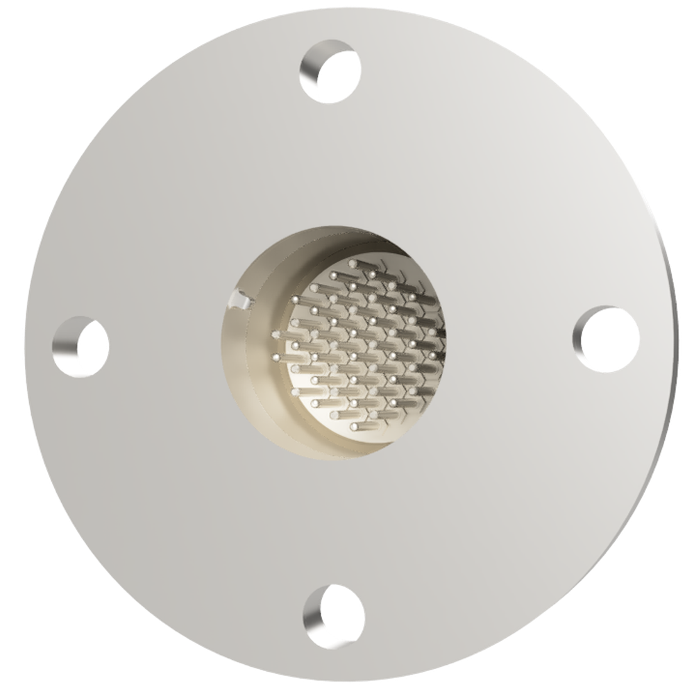 K熱電対 BURNDY 24対 VF40 フランジ ガイド付き