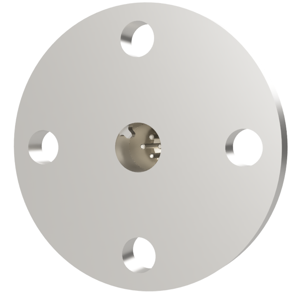 K熱電対 BURNDY 1対 電流導入端子2PIN VF20 フランジ ガイド付き