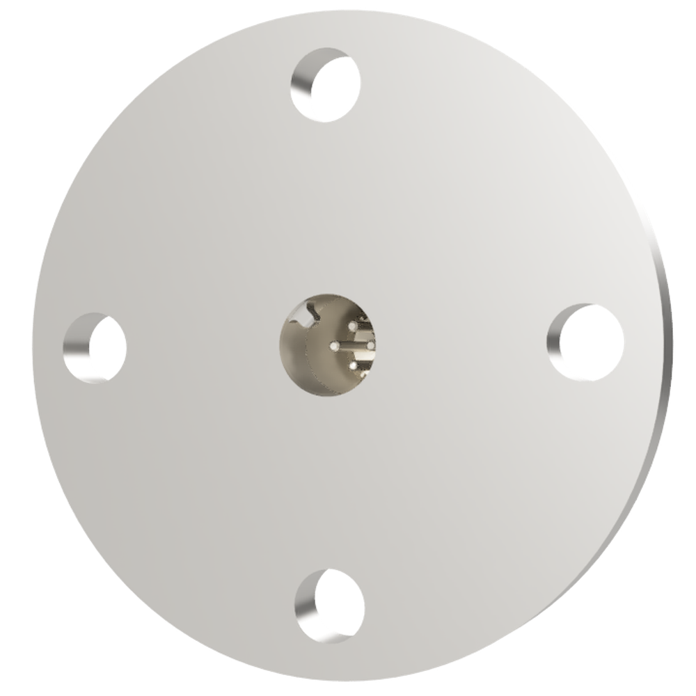 K熱電対 BURNDY 1対 電流導入端子2PIN VF25 フランジ ガイド付き