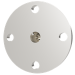 K熱電対 BURNDY 1対 電流導入端子2PIN VF25 フランジ ガイド付き