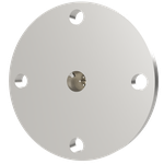 K熱電対 BURNDY 1対 電流導入端子2PIN VF40 フランジ ガイド付き