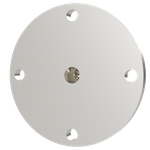 K熱電対 BURNDY 1対 電流導入端子2PIN VF50 フランジ ガイド付き