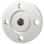 K熱電対 BURNDY 1対 電流導入端子2PIN VG20 フランジ ガイド付き